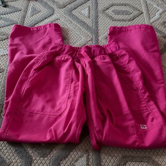 Pants - Women's Fuchsia scrub pants
